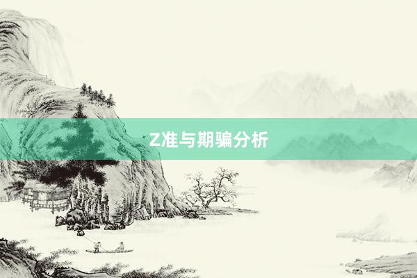 Z准与期骗分析